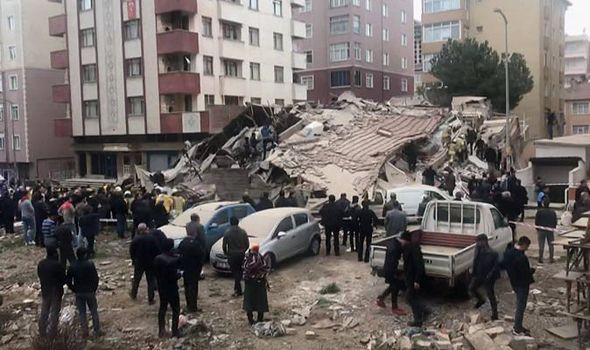 Turkey: At least two killed after building collapses in Istanbul