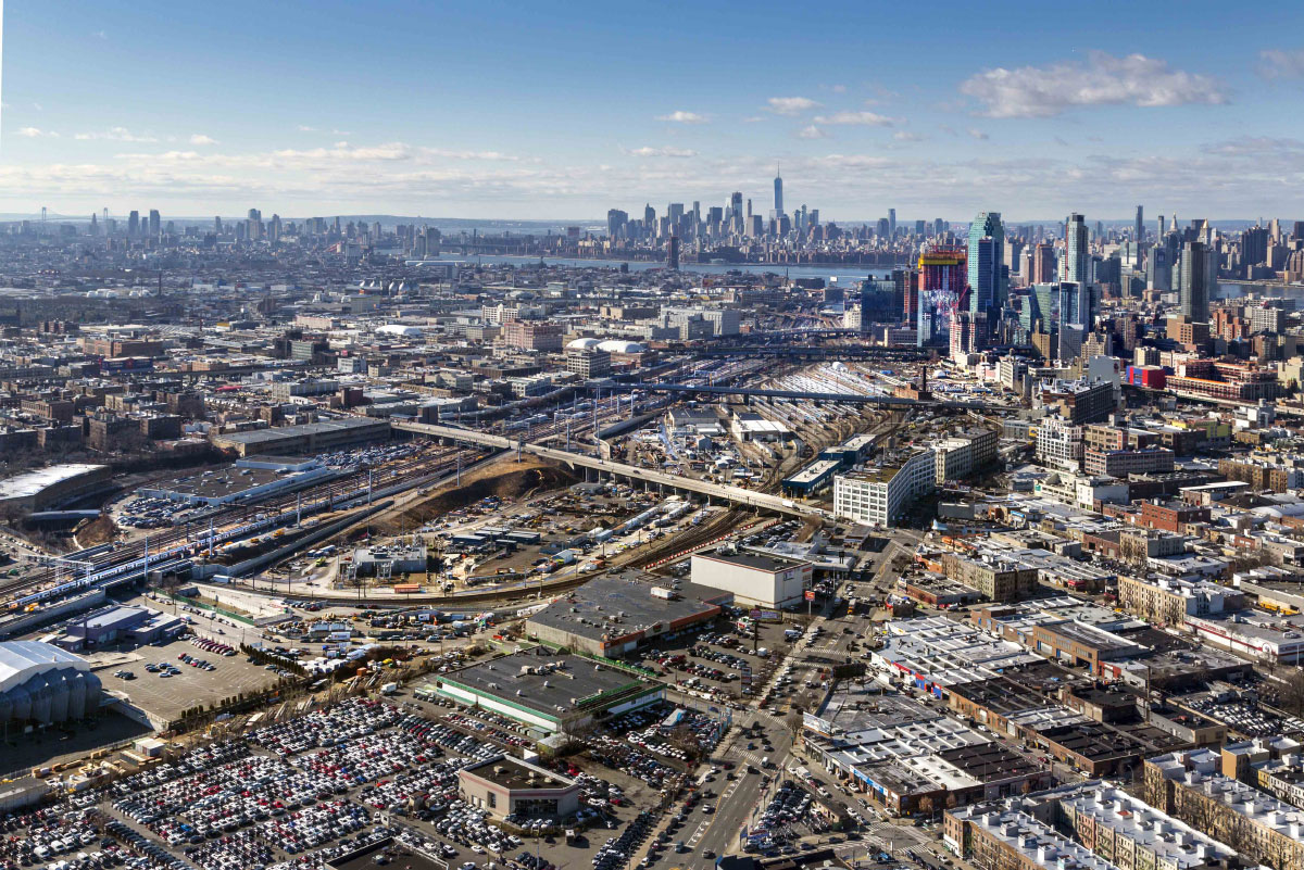 Sunnyside yard aerial