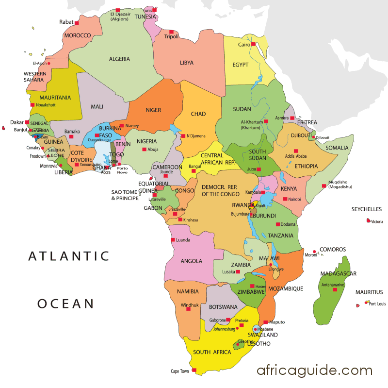 map of africa