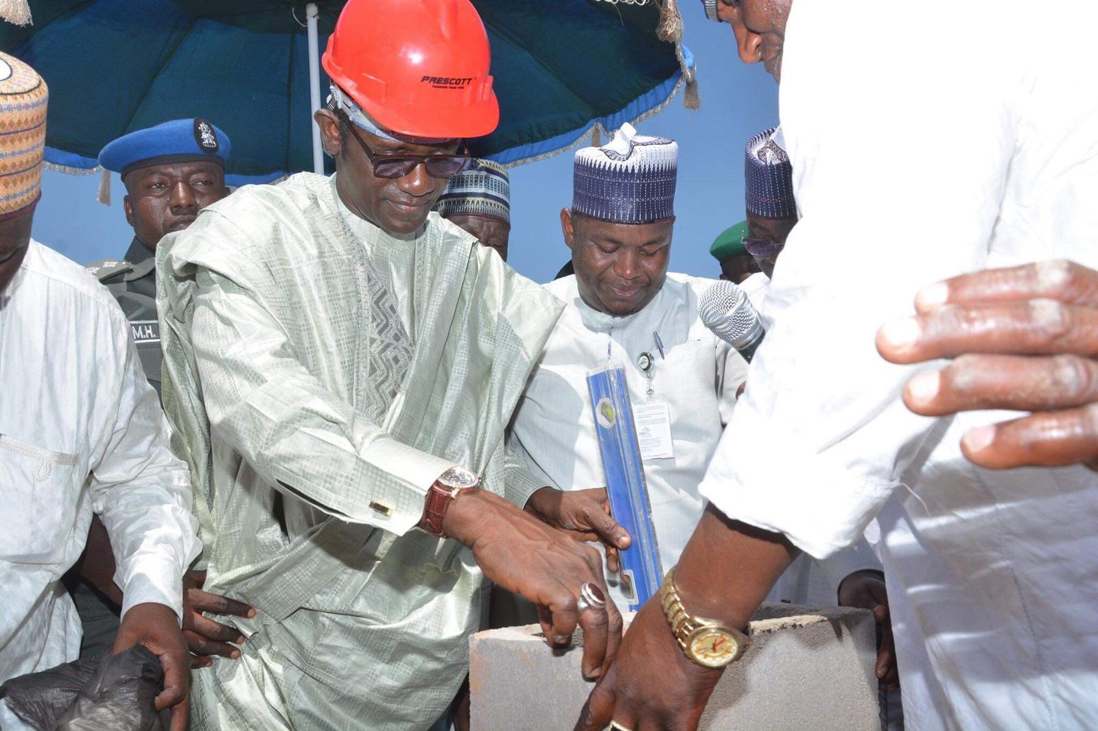 PHOTOS: Ground-Breaking Ceremony For Construction Of 3600 Homes By Family Homes Funds In Yobe