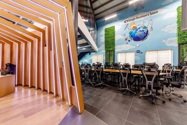 a view of the Google Developer Space in Nigeria