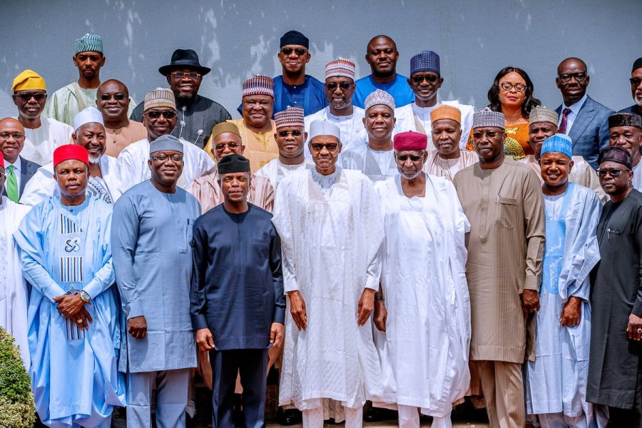 Governors and Buhari e1561114909788