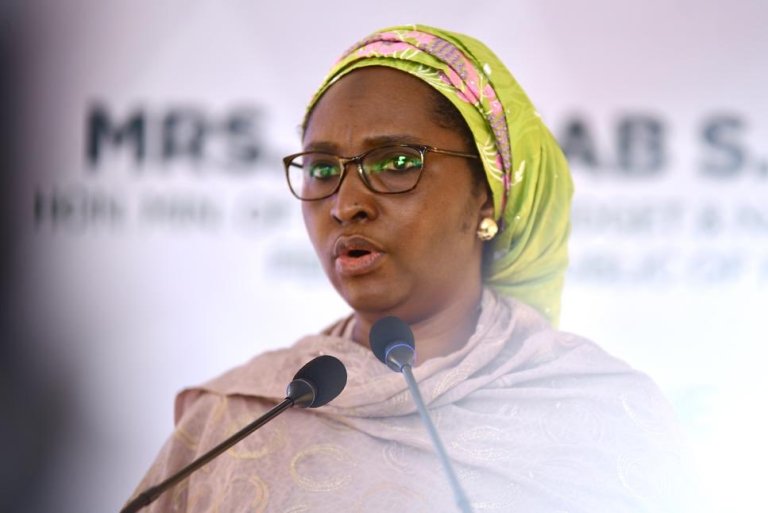 Minister of Finance Budget and National Planning Zainab Ahmed..