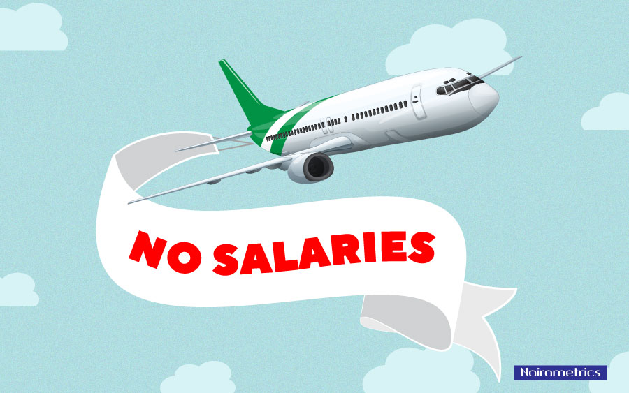airlines no april salary