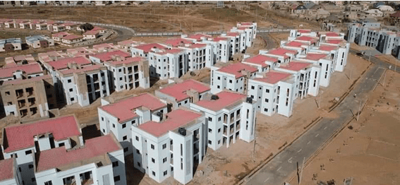 One of the housing estates in Abuja