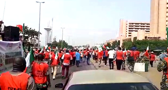 NLC TUC March In Abuja3