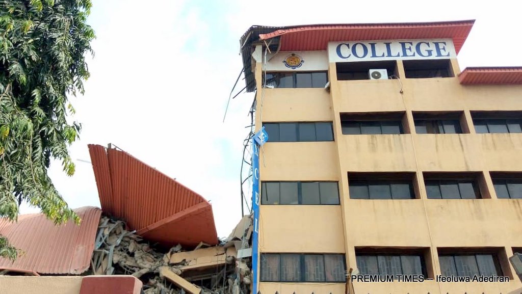 School Building collapse in Lagos