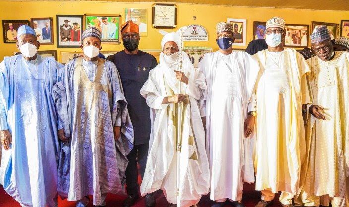 A delegation of the NGF on the visit to Governor Seyi Makinde of Oyo State