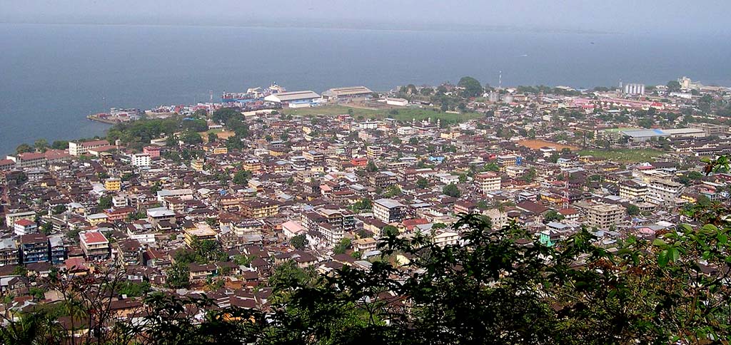 Freetown from Fourah Bay College Sierra Leone 2008