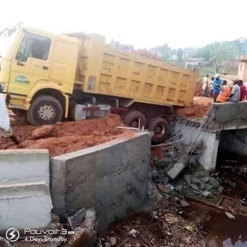 Multi-million naira bridge collapses a week after construction in Kogi