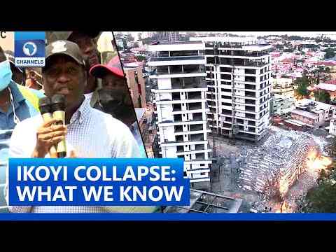 UPDATED: Death Toll Rises To 20 In Ikoyi Building Collapse