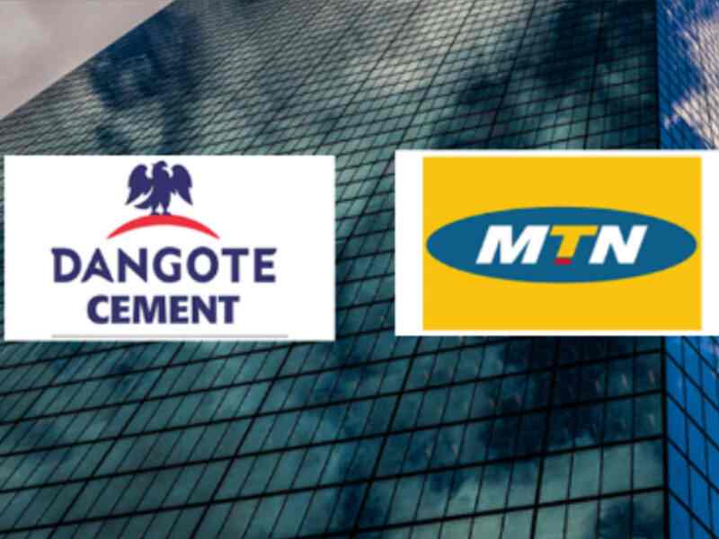 MTN, Dangote Cement lead top paying dividend companies in 2021