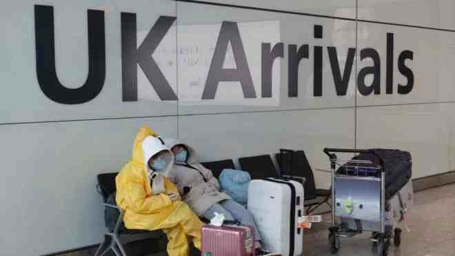 UK travel ban: Passengers stranded over flight cancellations