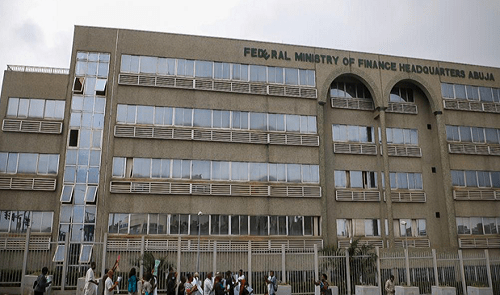 Fire Guts Federal Ministry of Finance Headquarters