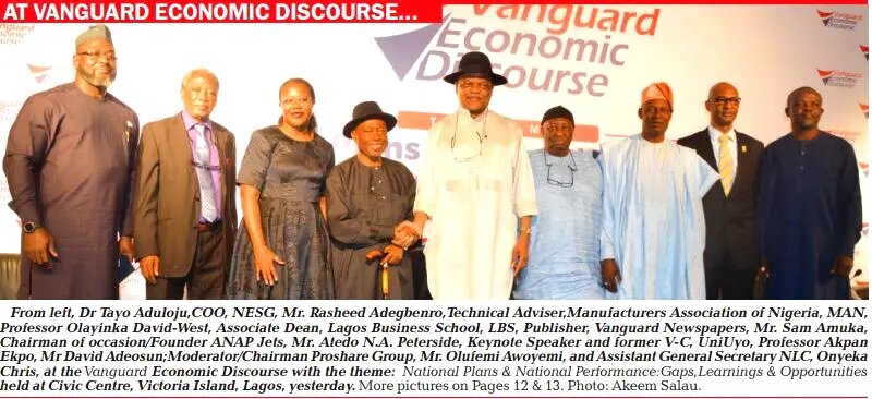 Economic Discourse: Ekpo, Peterside, and others analyze how to make national development programmes work.