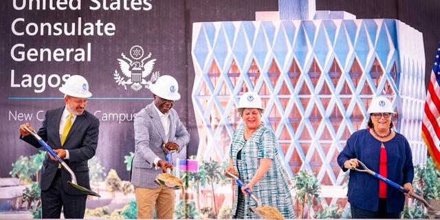 Ex-convict building the United States' largest consulate in Nigeria.