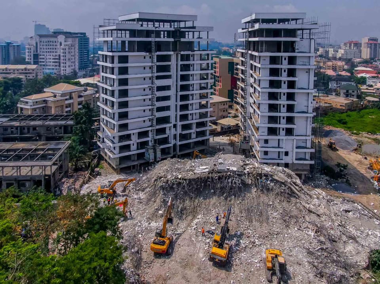 21-Story Building Collapse: Lagos takes over land