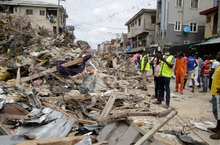 Breaking Five-Storey Building Collapses in Lagos