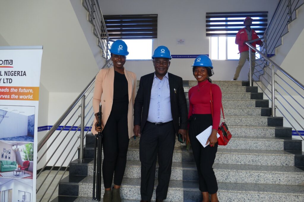 Africa International Housing show visit to New Material Nigeria Company in pictures.