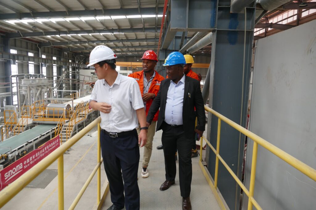 Africa International Housing show visit to New Material Nigeria Company in pictures.