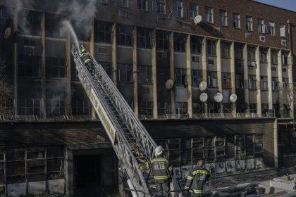 Johannesburg South Africa Fire