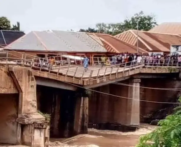 50-year-old bridge collapses in Plateau State.