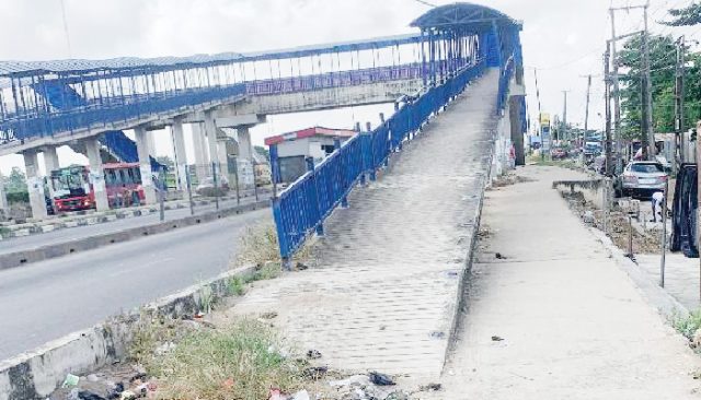 Ladipo pedestrian bridge-Lagos State