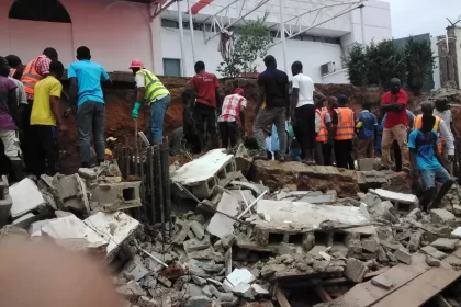 Event centre collapses