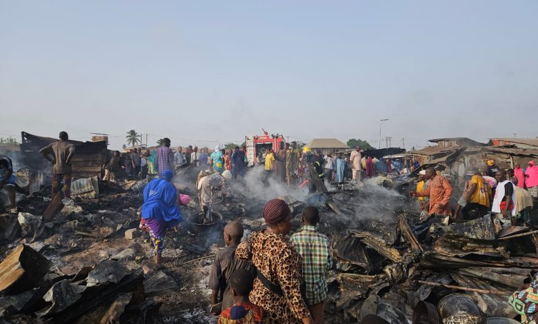 The Kwara State Fire Service reported a devastating fire incident at Owode Market in Offa Local Government Area