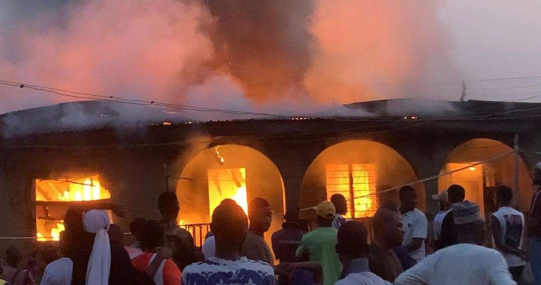 According to Hassan Adekunle, the spokesperson for the Kwara State Fire Service, the octogenarian was cooking when he stepped out briefly