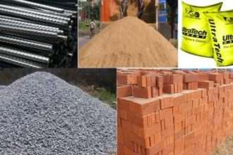 Market prices of iron rods and cement have seen significant increases during the first quarter of the year compared to other building materials