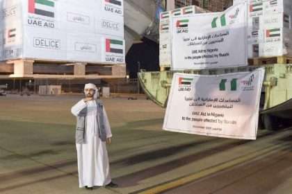 In a bid to alleviate the suffering of flood victims in Borno State, the United Arab Emirates (UAE) has donated no fewer than 50 tonnes of relief materials.