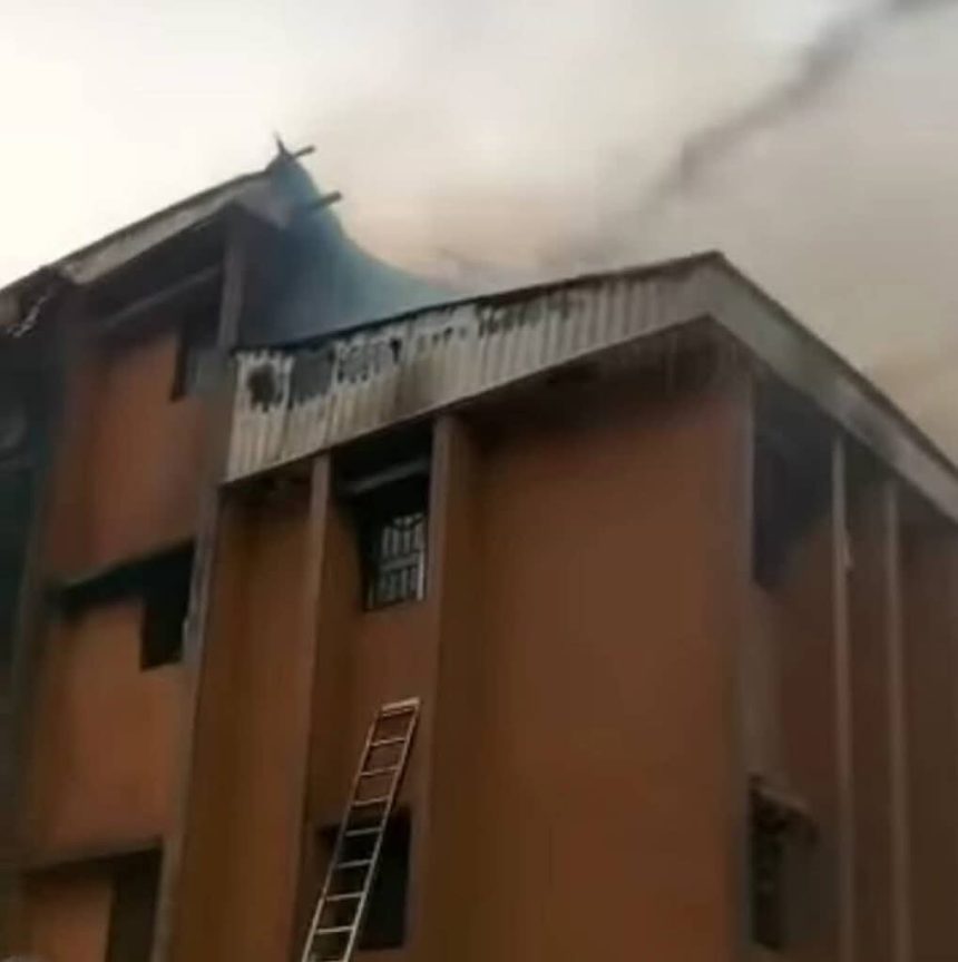 95-Year-Old Woman Dies as Fire Razes Two-Storey Building in Anambra